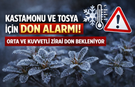 SAATLER KALDI! TOSYA’DA DON ALARMI VERİLDİ