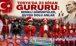 TOSYA’DA 23 NİSAN GURURU: RENKLİ GÖRÜNTÜLER, DUYGU DOLU ANLAR