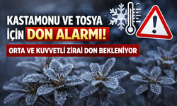 SAATLER KALDI! TOSYA’DA DON ALARMI VERİLDİ