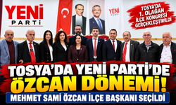 YENİ PARTİ TOSYA’DA YENİ DÖNEM! MEHMET SAMİ ÖZCAN BAŞKAN SEÇİLDİ