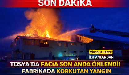 SANAYİDE ALEV ALARMI! İMALAT BÖLÜMÜ SON ANDA KURTARILDI