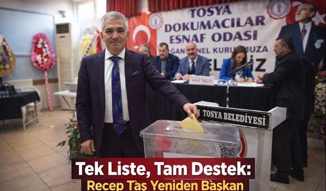 Tek Liste, Tam Destek: Recep Taş Yeniden Başkan