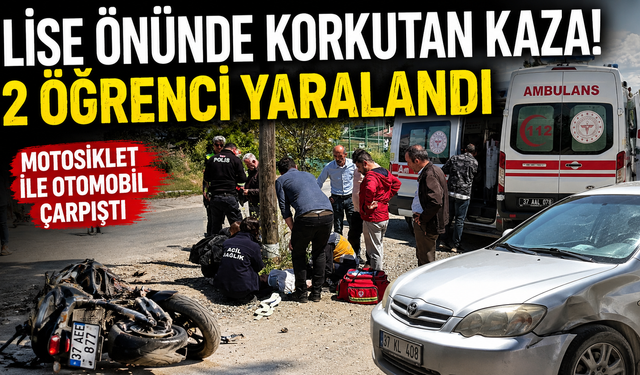 TOSYA’DA KORKUTAN KAZA: 2 LİSE ÖĞRENCİSİ YARALANDI
