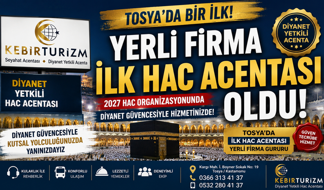 KEBİR TURİZM'E DİYANET'TEN YETKİ! TOSYA'DA İLK, BÖLGEDE ÖRNEK BAŞARI