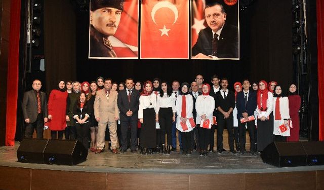 TOSYA MESLEK YÜKSEK OKULU 15 TEMMUZ'U UNUTMADI...