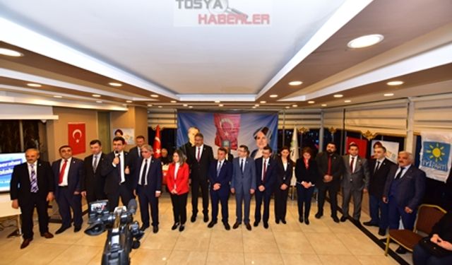 TOSYA İYİ PARTİ BELEDİYE BAŞKAN ADAYI MUSTAFA GÜVENÇ PROJE VE MECLİS ÜYELERİNİ TANITTI..