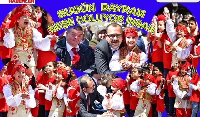 BU NE SEVGİ,BU NE COŞKU ? TOSYA'DA 23 NİSAN BAYRAMINA ANLAM KATTIN KÜÇÜK KIZ "TEŞEKKÜRLER"