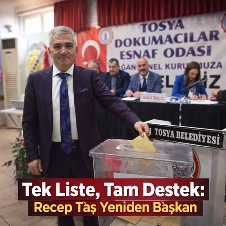 Tek Liste, Tam Destek: Recep Taş Yeniden Başkan