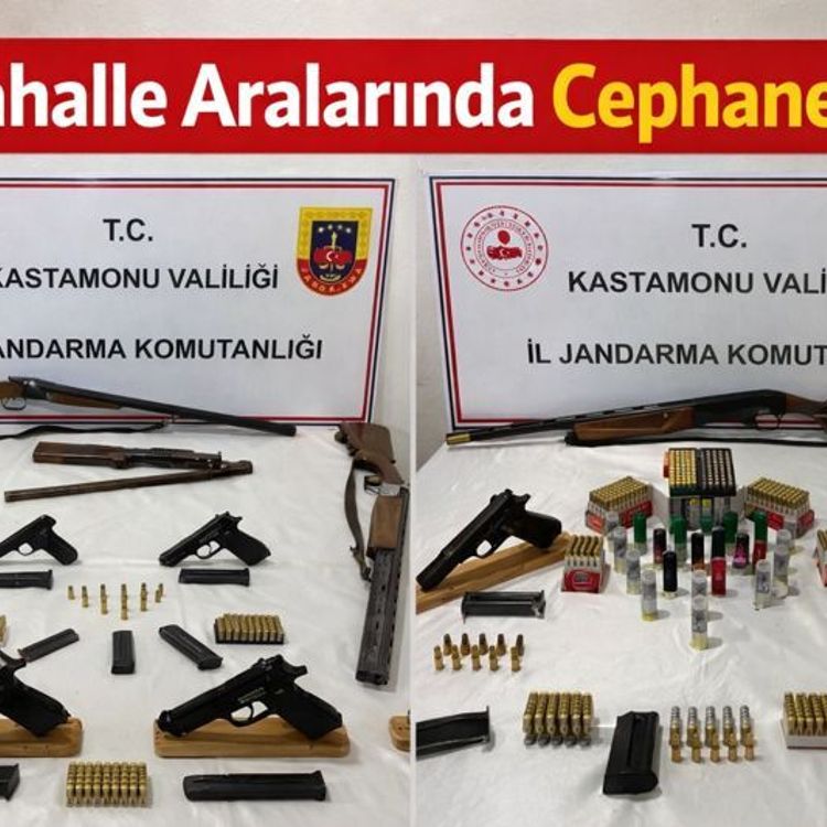 Kastamonu’da Silah Deposu Deşifre Edildi! 7 Şüpheli Gözaltında