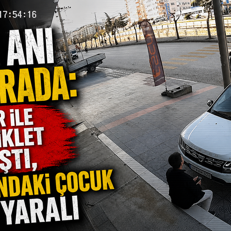 TOSYA’DA KORKUNÇ ÇARPIŞMA KAMERADA: KÜÇÜK ÇOCUK AĞIR YARALANDI