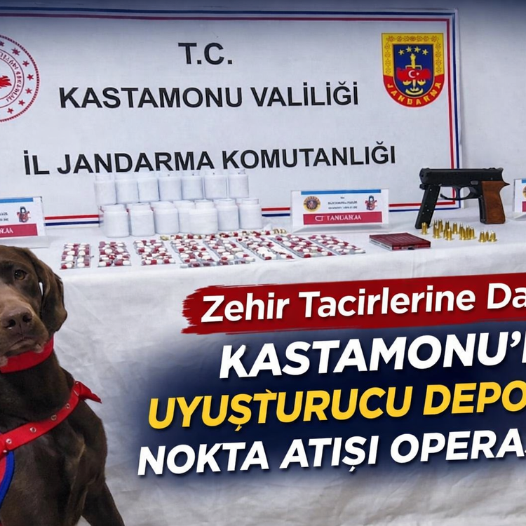 KASTAMONU’DA ZEHİR TACİRLERİNE DARBE: BİNLERCE HAP, SİLAH VE ŞOK DETAY!