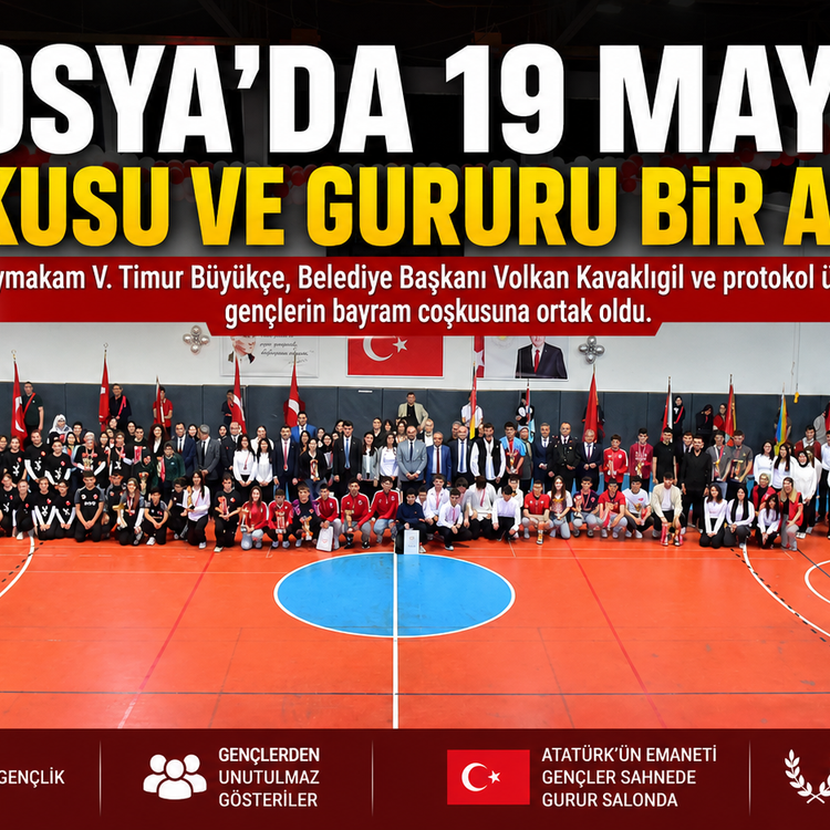 TOSYA’DA 19 MAYIS COŞKUSU SALONA SIĞMADI