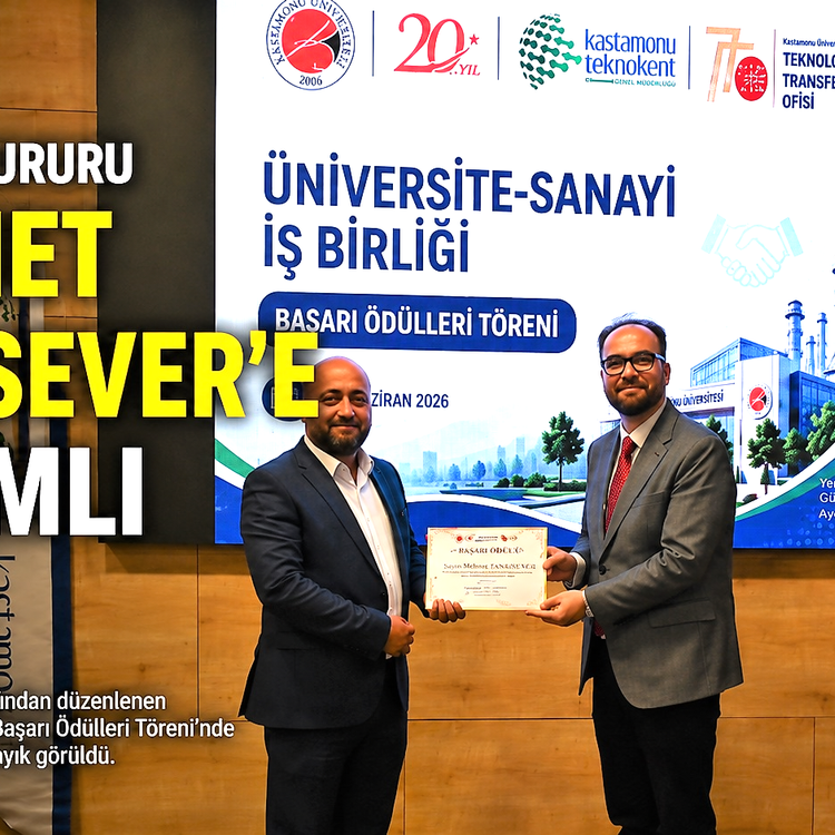 MEHMET TANRISEVER'E ÜNİVERSİTE-SANAYİ ONURU