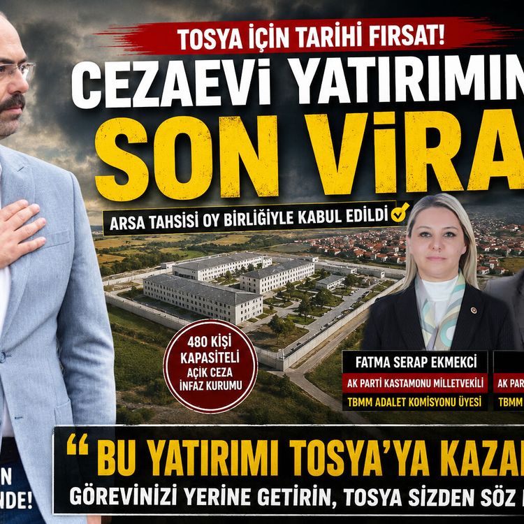 TOSYA’YA 480 KİŞİLİK DEV YATIRIM! ŞİMDİ SIRA VEKİLLERDE