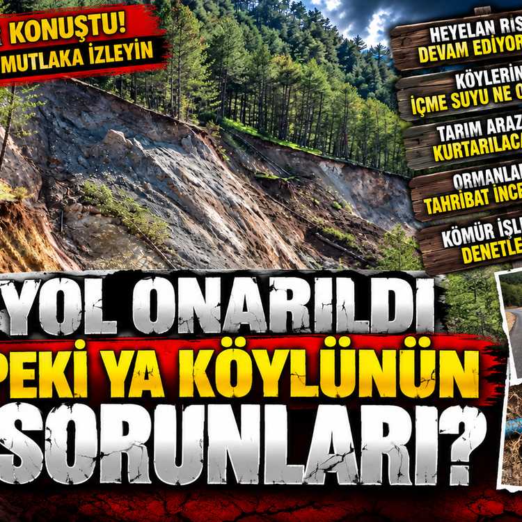 ASFALT TAMAM, PEKİ YA İÇME SUYU, TARLALAR VE ORMANLAR?