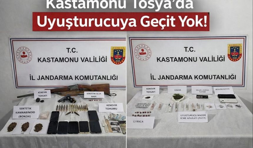 Kastamonu Tosya’da Uyuşturucuya Geçit Yok!