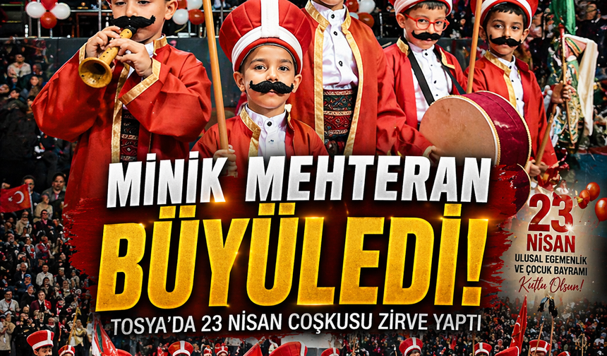 TARİHİN SESİ MİNİKLERLE YÜKSELDİ