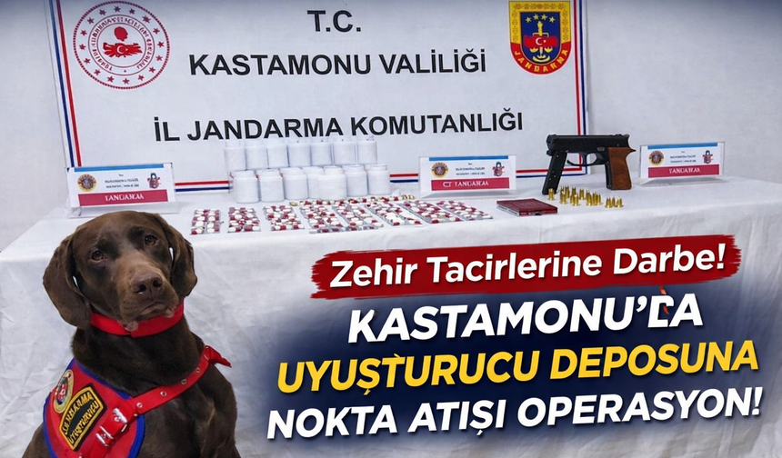 “BİNLERCE ÖLÜM DOZU ELE GEÇİRİLDİ: KASTAMONU’DA FLAŞ TUTUKLAMA”