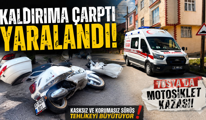 YİNE MOTOSİKLET, YİNE KAZA!