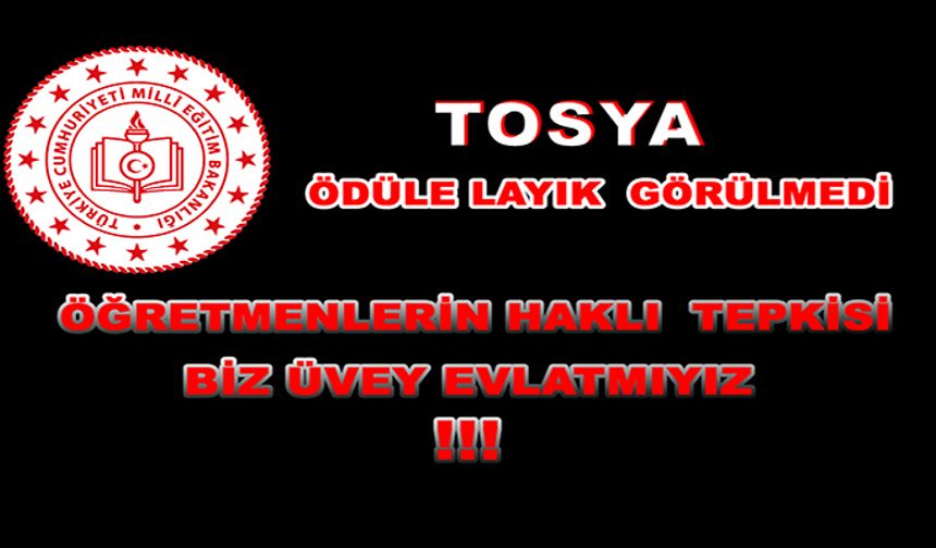 MEB ÜLKE GENELİ (21604) KASTAMONU (113) TOSYA ( 0 ) ÖDÜL "TOSYA'NIN ÖĞRETMENLERİ BAŞARILI DEĞİLMİ"...!